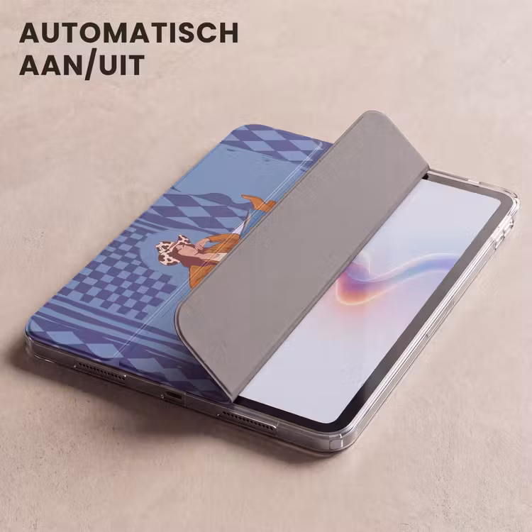 iPad hoes - Vrouw - Martini glas - Abstract - Blauw - Kunst — 4