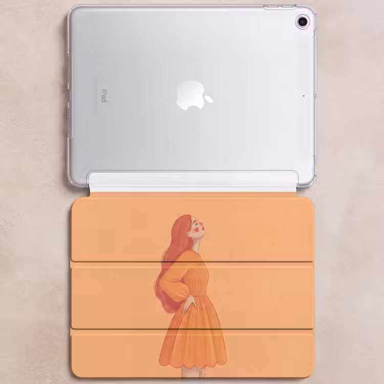 iPad hoes - Vrouw - Profiel - Mensen - Modern - Oranje — 6