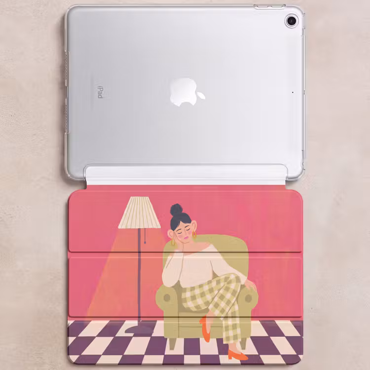 iPad hoes - Vrouw - Rust - Interieur - Modern - Kunst — 6