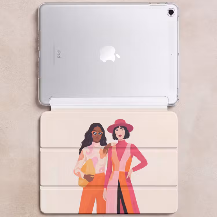 iPad hoes - Vrouw - Twee - Mode - Abstract - Kleurrijk — 6