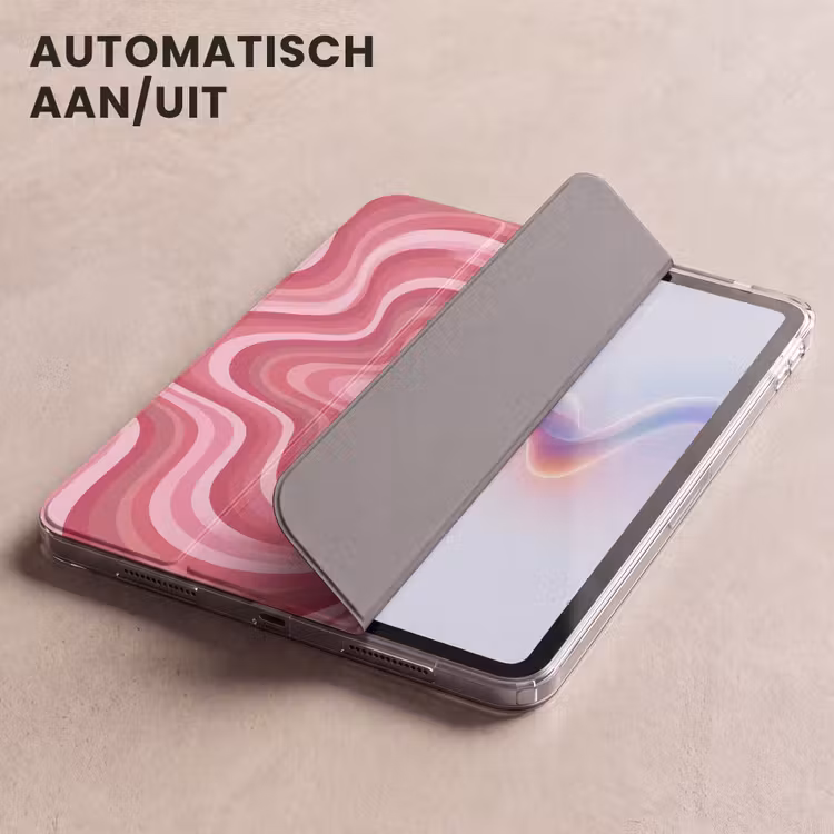 iPad hoes - Ster - Golvend - Abstract - Roze — 4