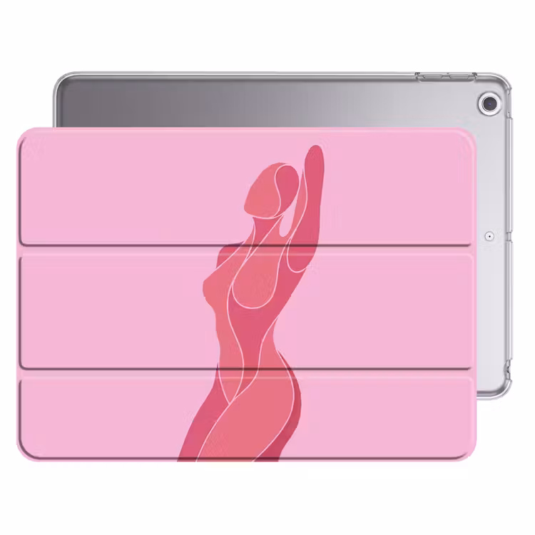 iPad hoes - Vrouw - Lichaam - Abstract - Roze — 1