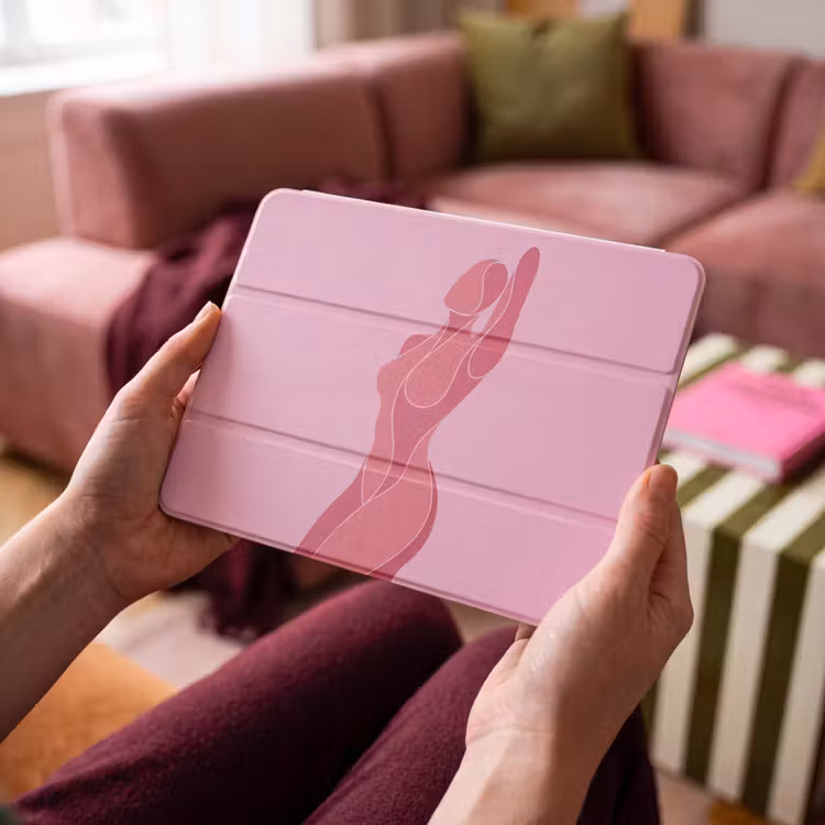 iPad hoes - Vrouw - Lichaam - Abstract - Roze — 3