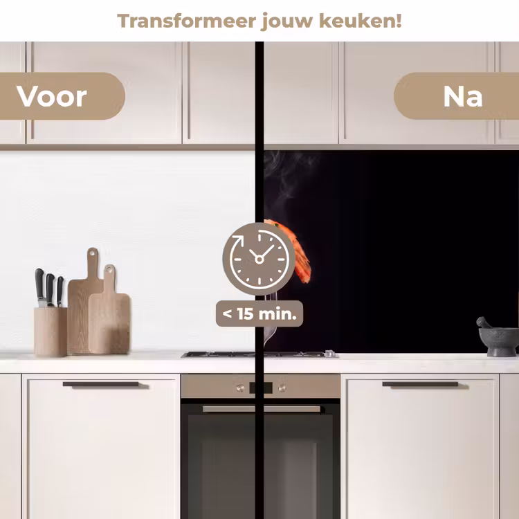 Keuken achterwand - Eten - Garnaal - Vork — 3