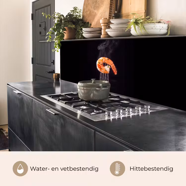 Keuken achterwand - Eten - Garnaal - Vork — 5