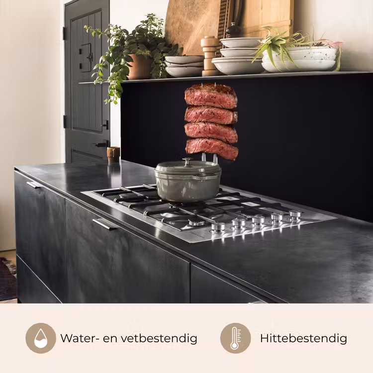 Keuken achterwand - Eten - Rosé - Vork — 5