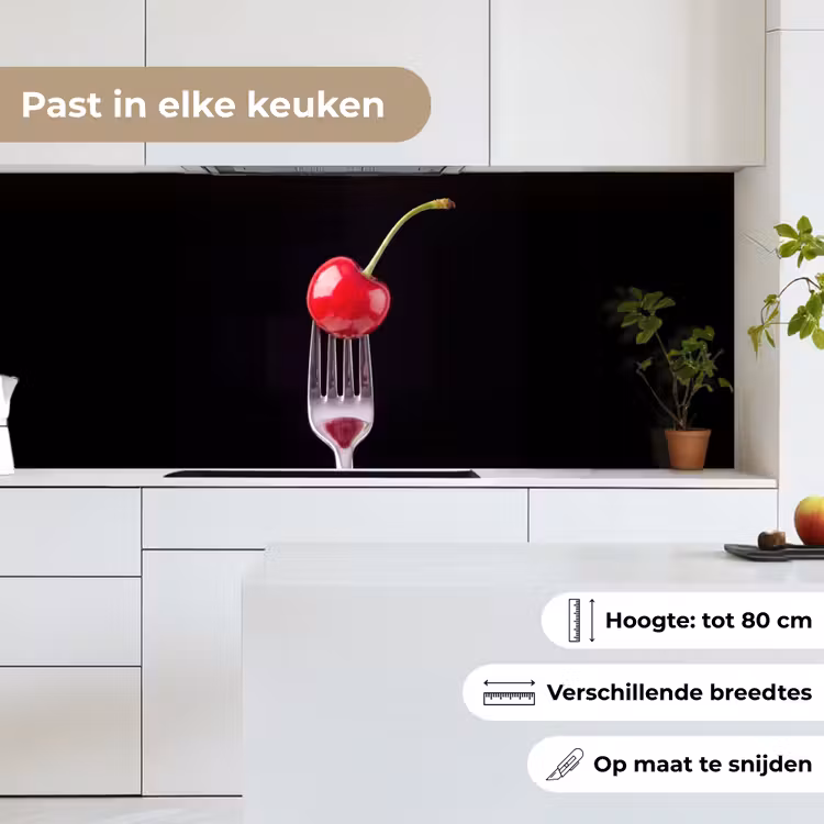 Keuken achterwand - Rode kers - Vork — 7