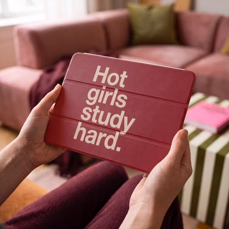 iPad hoes - Tekst - Studie - Motivatie - Modern - Rood — 3