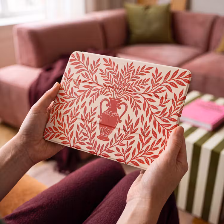 iPad hoes - Vaas - Planten - Decoratie - Abstract - Rood — 3