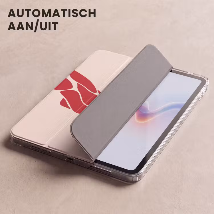 iPad hoes - Vrouw - Figuur - Abstract - Modern - Rood — 4