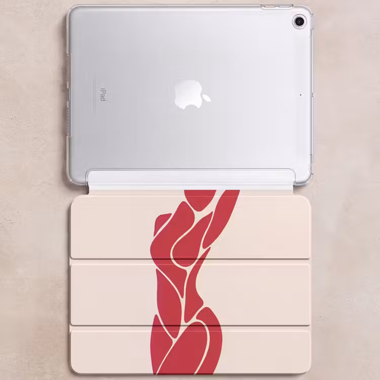 iPad hoes - Vrouw - Figuur - Abstract - Modern - Rood — 6