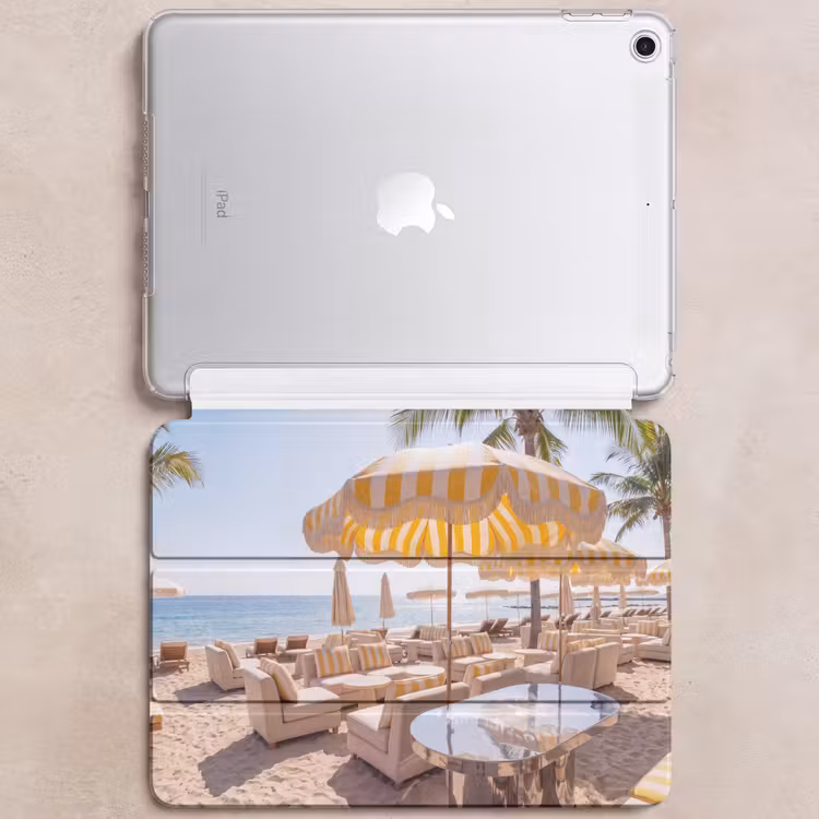 iPad hoes - Strand - Ligbedden - Vakantie - Modern - Geel — 6