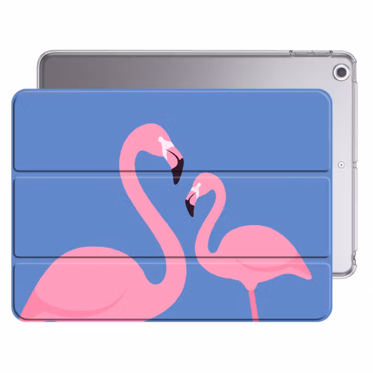 iPad hoes - Vogel - Paar - Dieren - Modern - Roze — 1