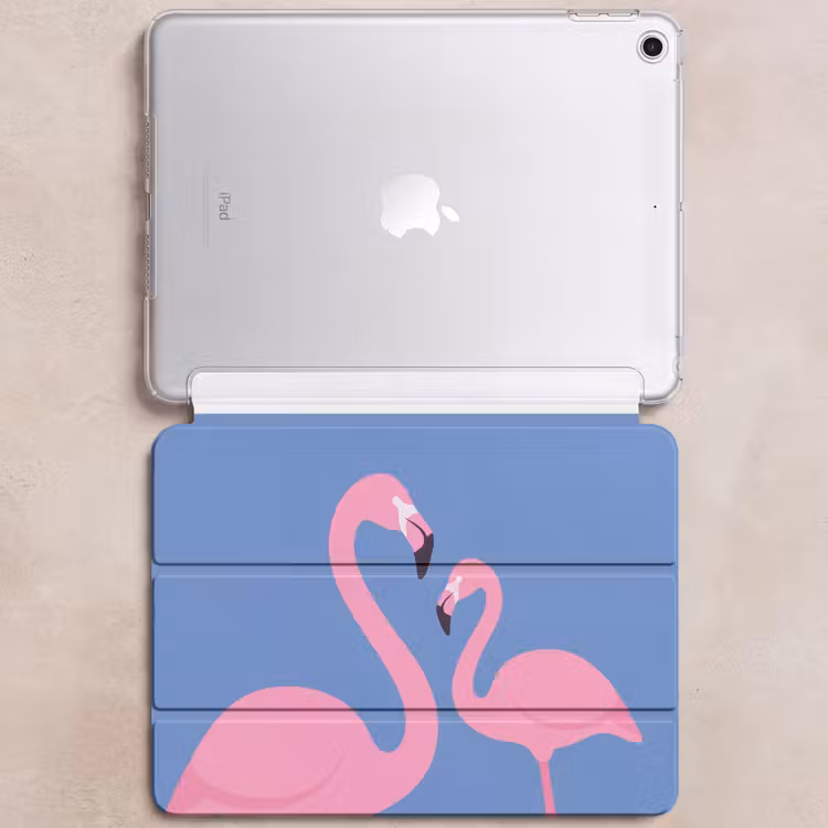 iPad hoes - Vogel - Paar - Dieren - Modern - Roze — 6
