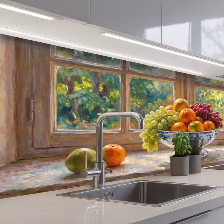 Keuken achterwand - Fruit - Vensterbank - Natuur — 2