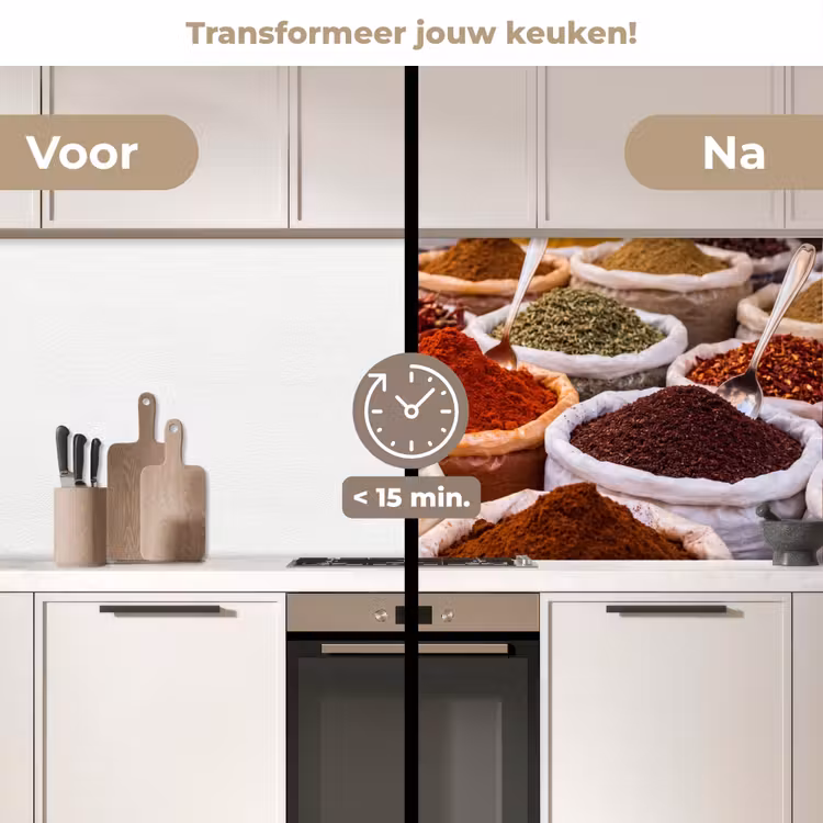 Keuken achterwand - Kruiden - Markt - Eten — 3