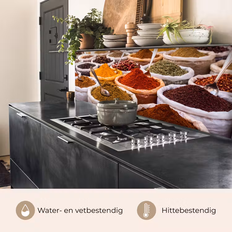 Keuken achterwand - Kruiden - Markt - Eten — 5