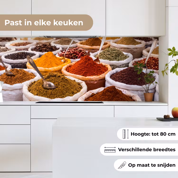 Keuken achterwand - Kruiden - Markt - Eten — 7
