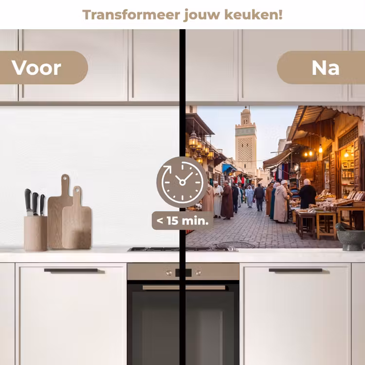 Keuken achterwand - Markt - Oosters - Kleurrijk — 3