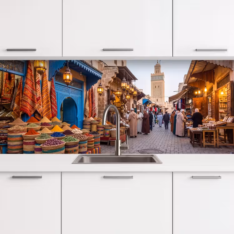Keuken achterwand - Markt - Oosters - Kleurrijk — 4