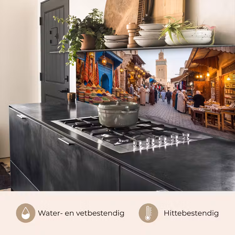 Keuken achterwand - Markt - Oosters - Kleurrijk — 5