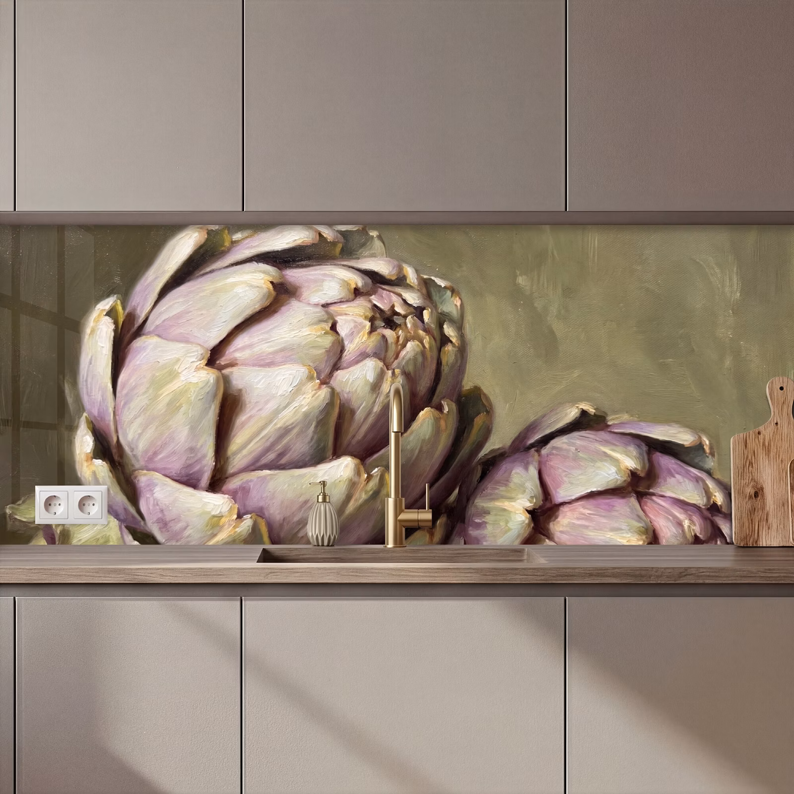 Keuken achterwand - Groente - Stilleven - Schilderij — 1