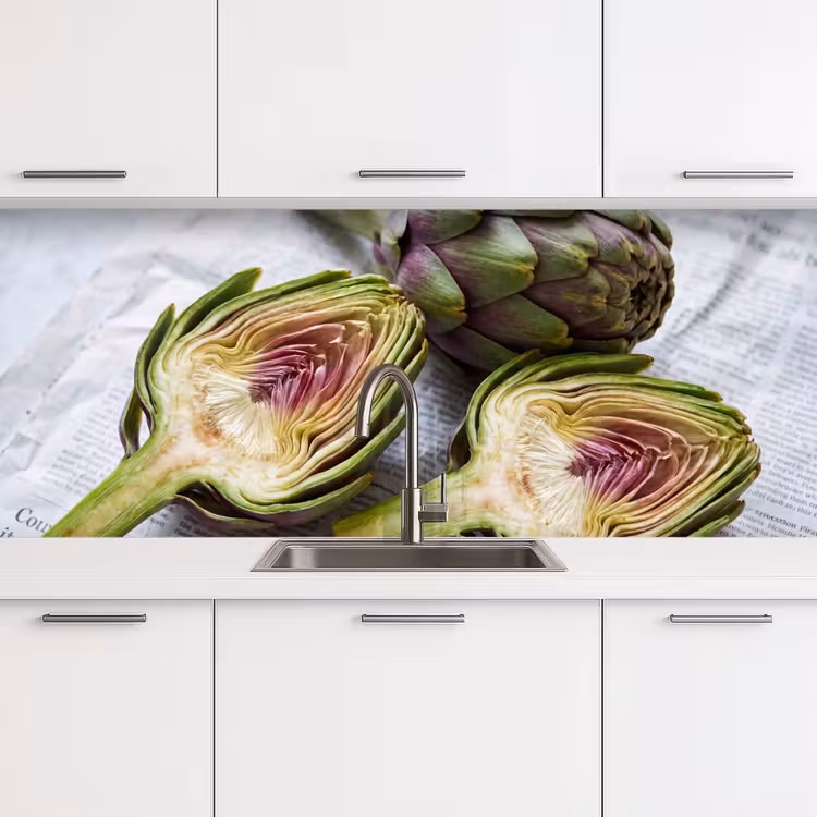 Keuken achterwand - Artisjok - Doorgesneden - Eten — 4