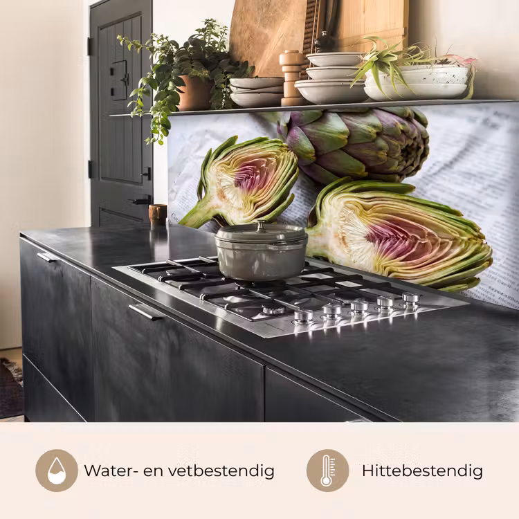 Keuken achterwand - Artisjok - Doorgesneden - Eten — 5