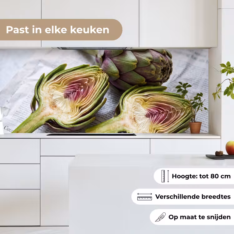 Keuken achterwand - Artisjok - Doorgesneden - Eten — 7