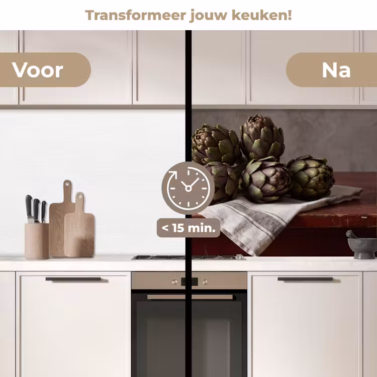 Keuken achterwand - Artisjok - Eten - Rustiek — 3