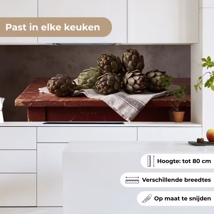 Keuken achterwand - Artisjok - Eten - Rustiek — 7