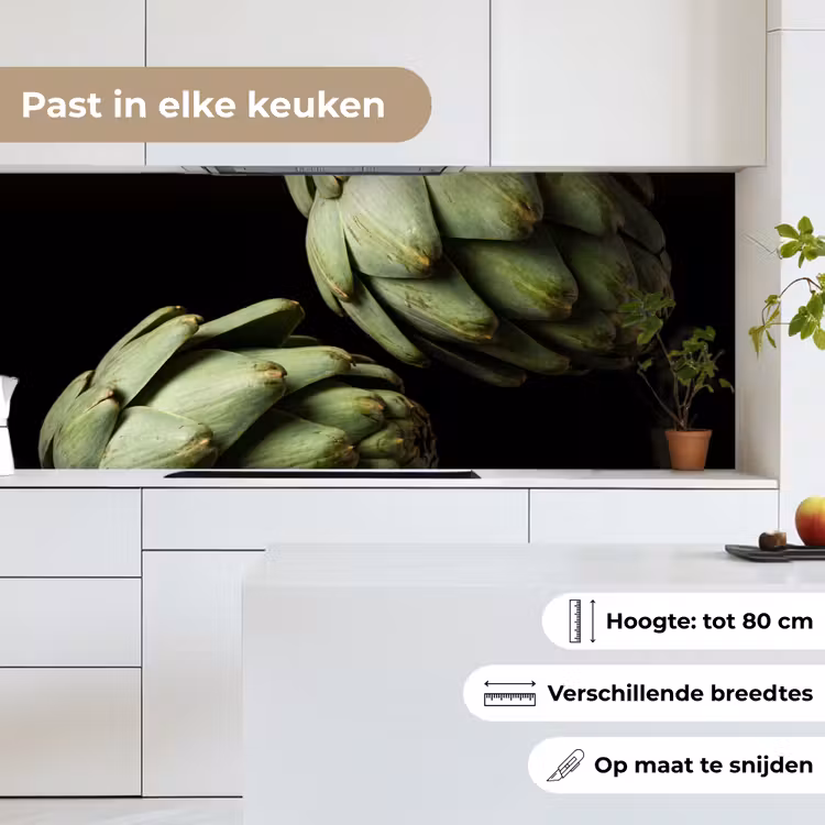Keuken achterwand - Artisjok - Groen - Eten — 7