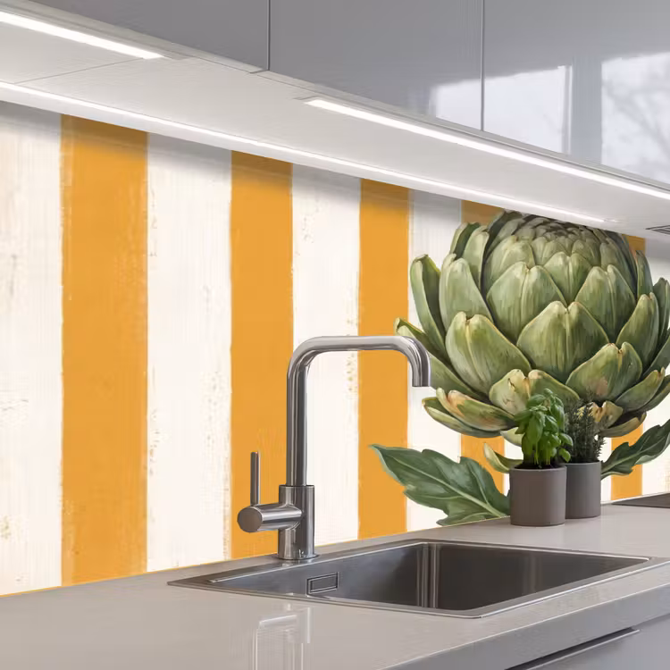 Keuken achterwand - Artisjok - Modern - Groente — 2
