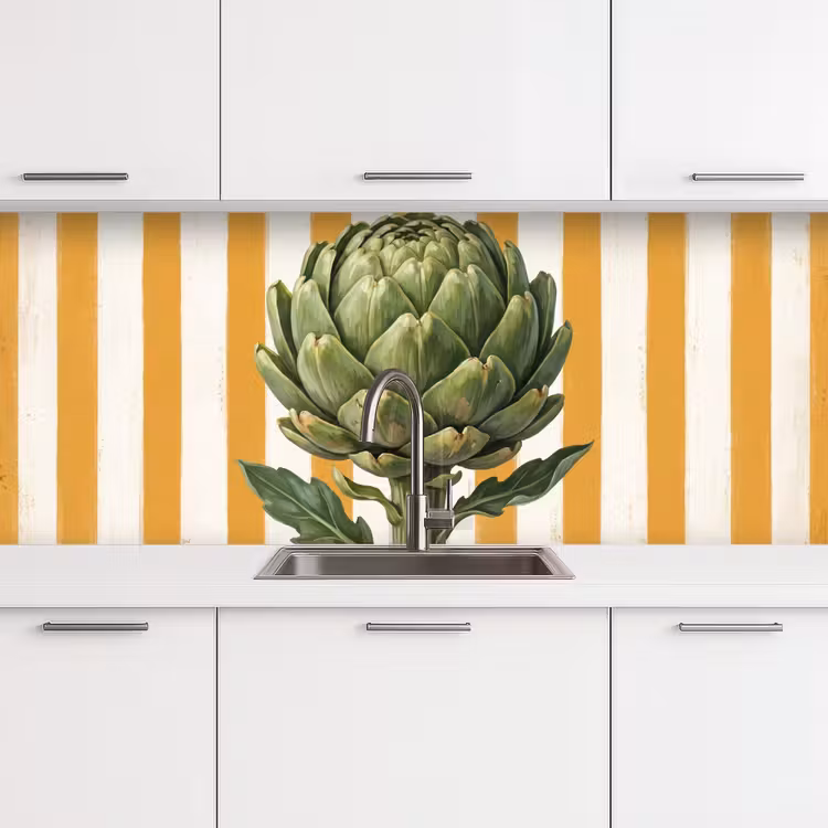 Keuken achterwand - Artisjok - Modern - Groente — 4