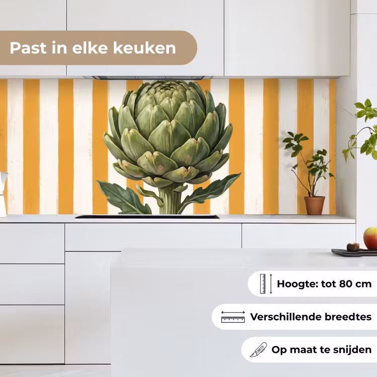 Keuken achterwand - Artisjok - Modern - Groente — 7