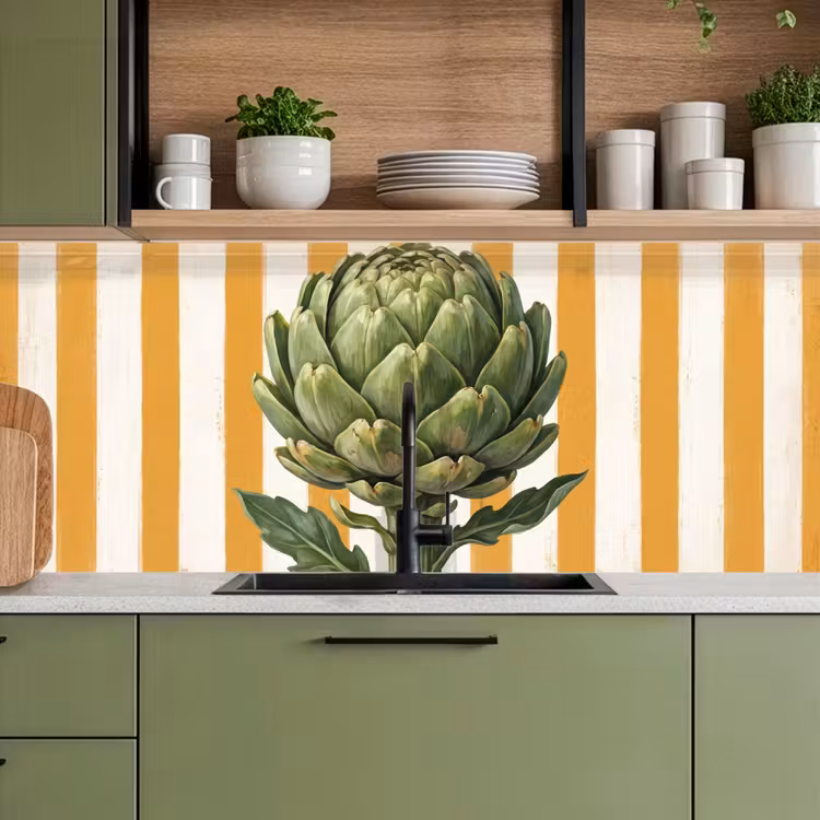 Keuken achterwand - Artisjok - Modern - Groente — 8