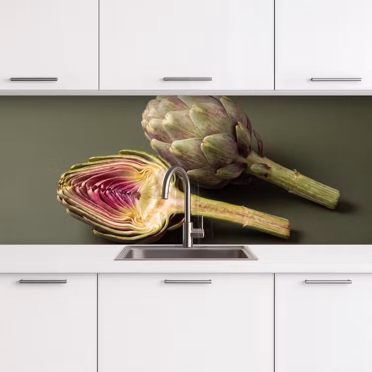 Keuken achterwand - Artisjok - Paars - Voedsel — 4