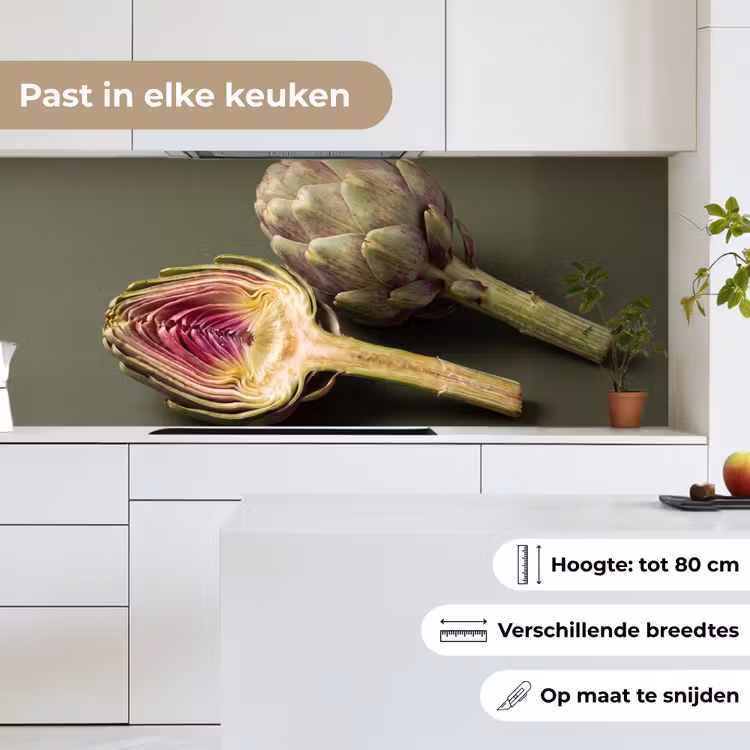Keuken achterwand - Artisjok - Paars - Voedsel — 7