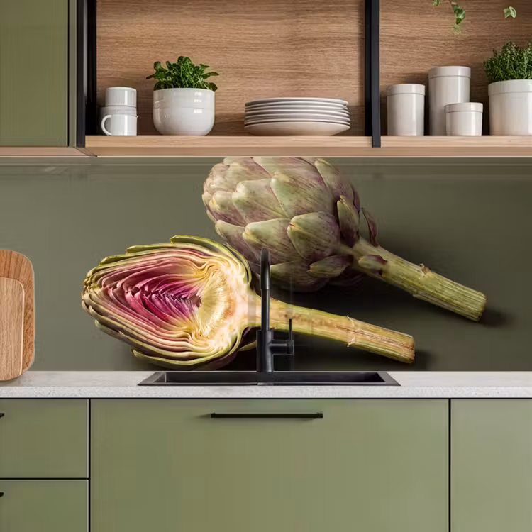 Keuken achterwand - Artisjok - Paars - Voedsel — 8