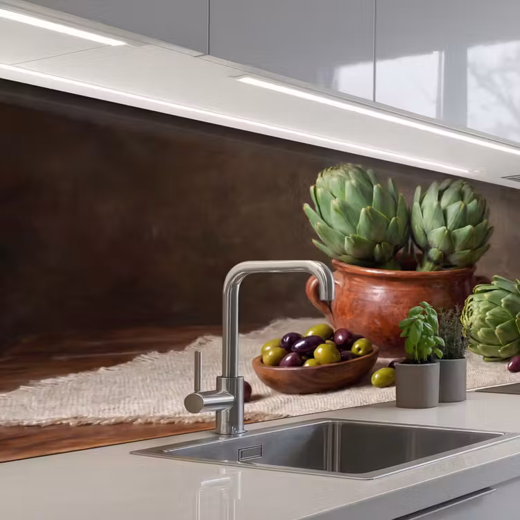 Keuken achterwand - Artisjokken - Olijven - Eten — 2