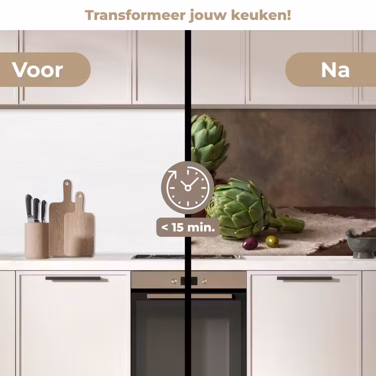 Keuken achterwand - Artisjokken - Olijven - Eten — 3