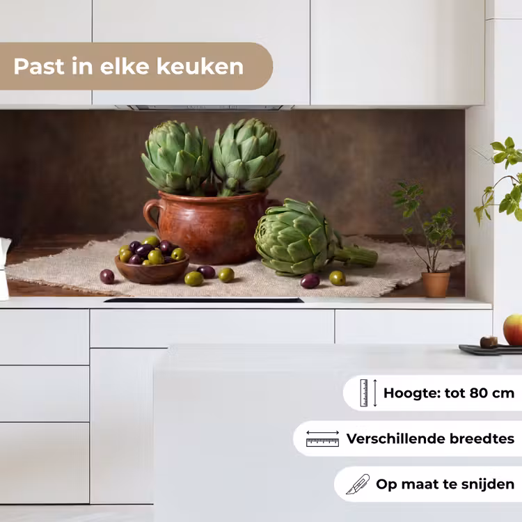 Keuken achterwand - Artisjokken - Olijven - Eten — 7