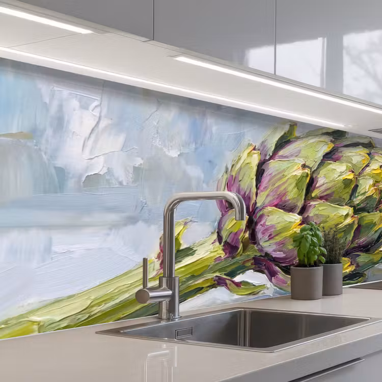 Keuken achterwand - Eten - Artisjok - Modern — 2