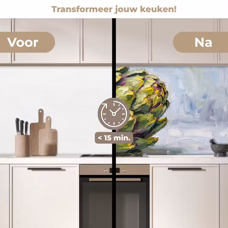 Keuken achterwand - Eten - Artisjok - Modern — 3