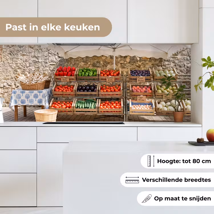Keuken achterwand - Eten - Markt - Vers — 7