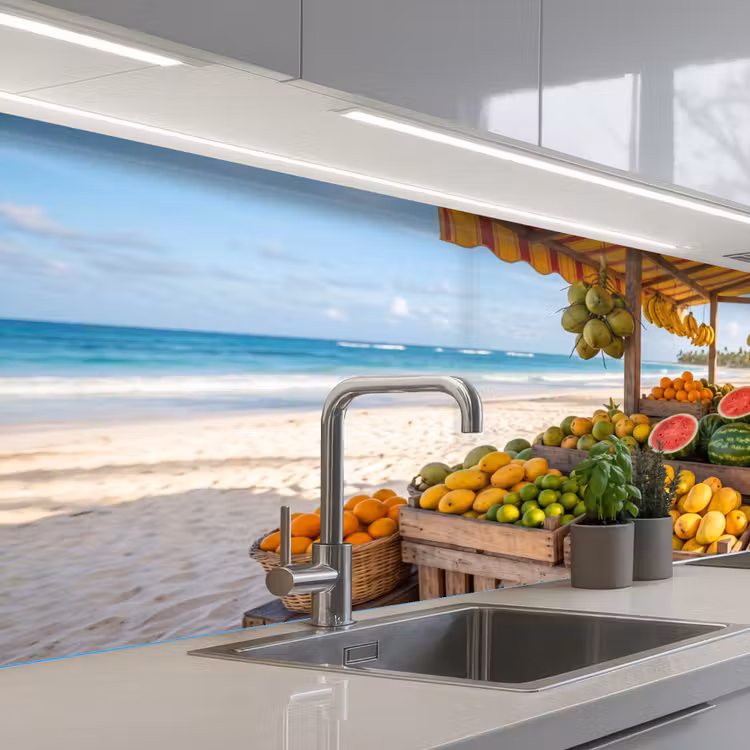 Keuken achterwand - Fruit - Strand - Tropisch — 2
