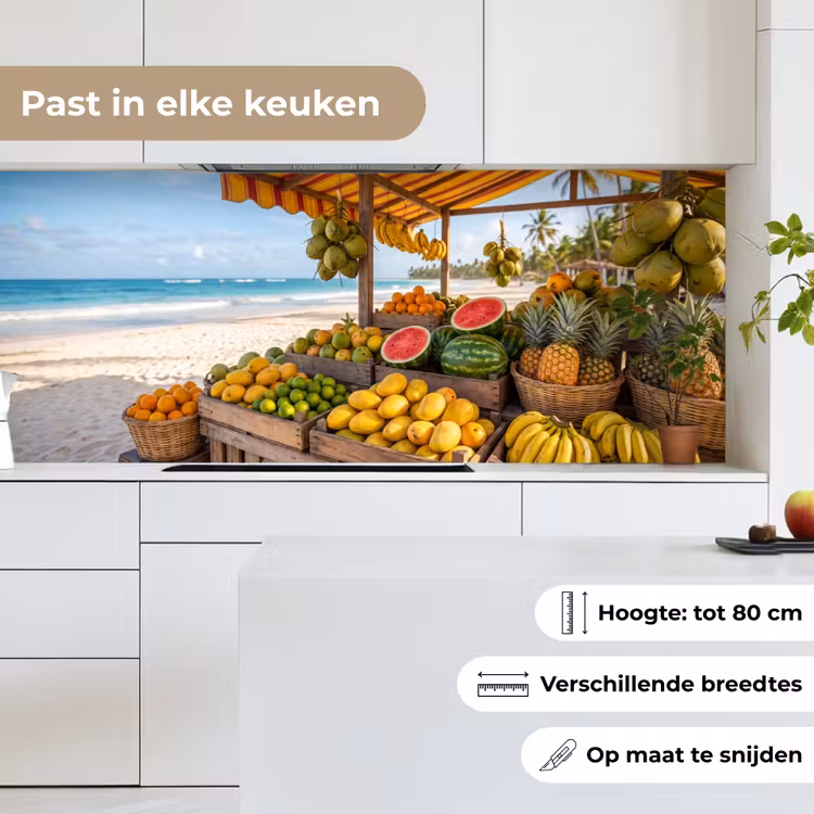 Keuken achterwand - Fruit - Strand - Tropisch — 7