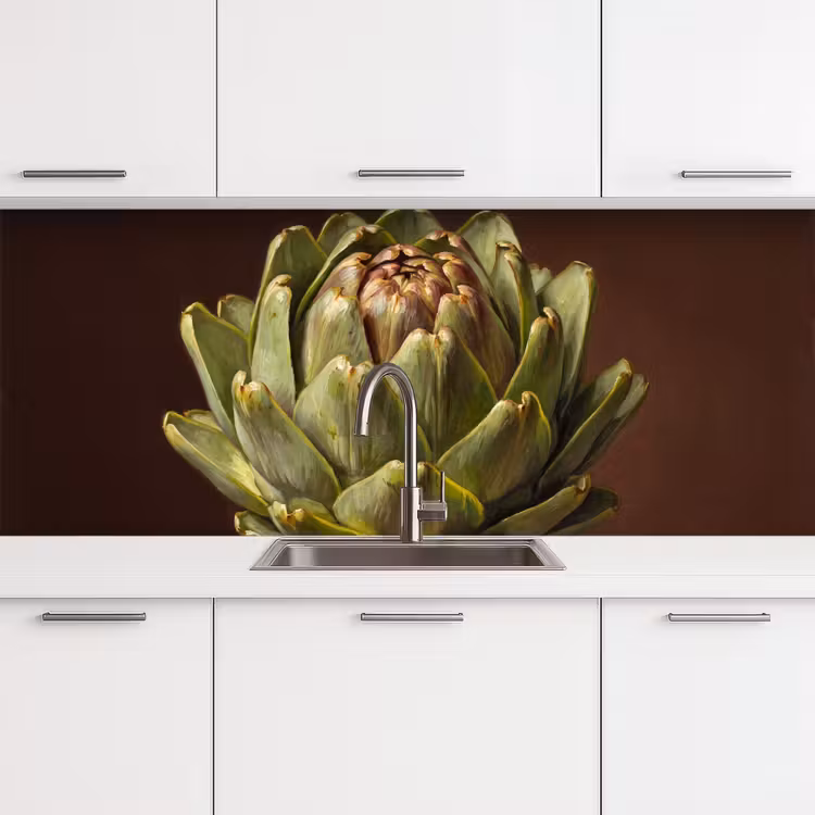 Keuken achterwand - Groente - Artisjok - Groen — 4