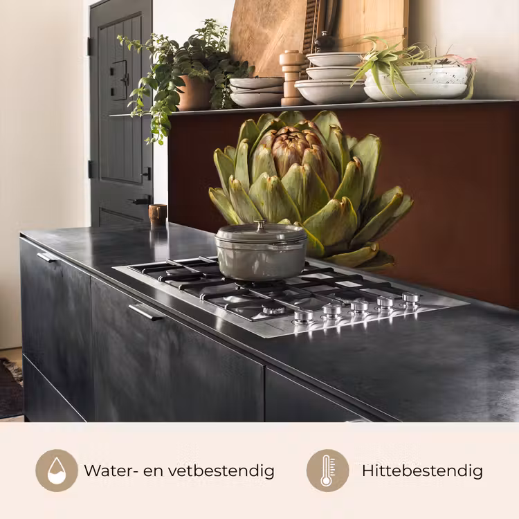 Keuken achterwand - Groente - Artisjok - Groen — 5