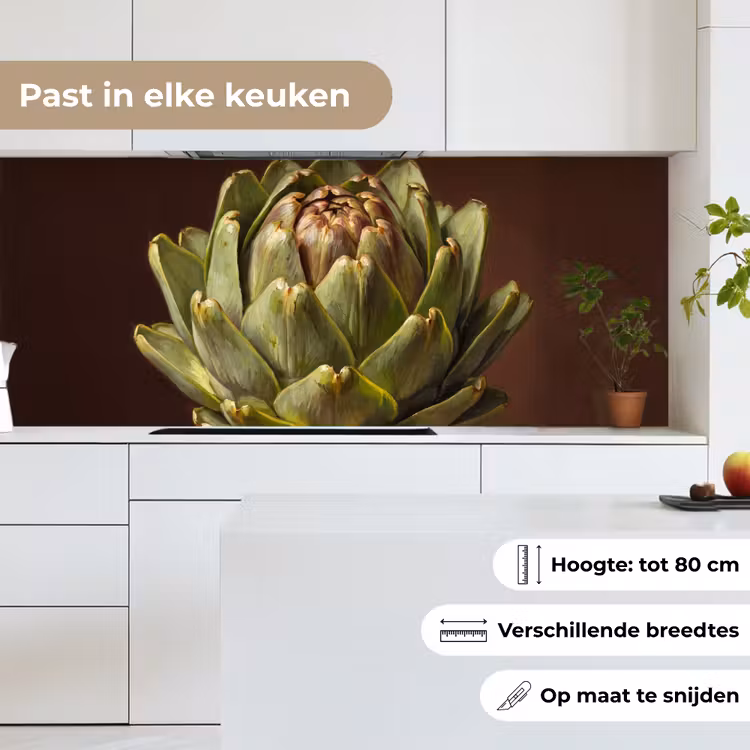 Keuken achterwand - Groente - Artisjok - Groen — 7